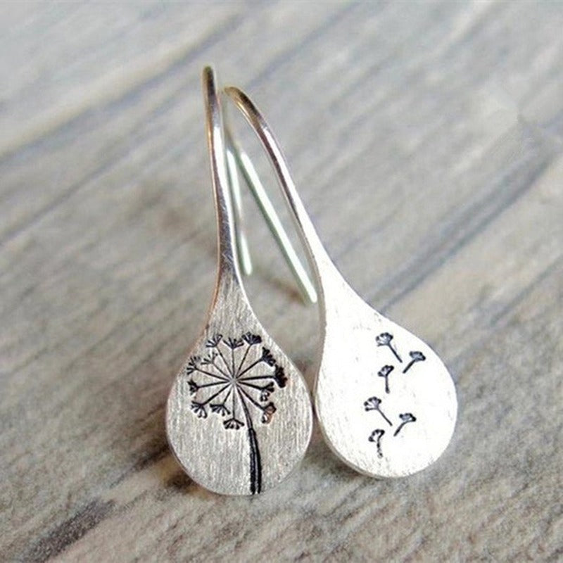 Pendientes Blossom Wind Hechos a mano en plata de ley 925