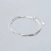 Pulsera fina y elegante de plata 925
